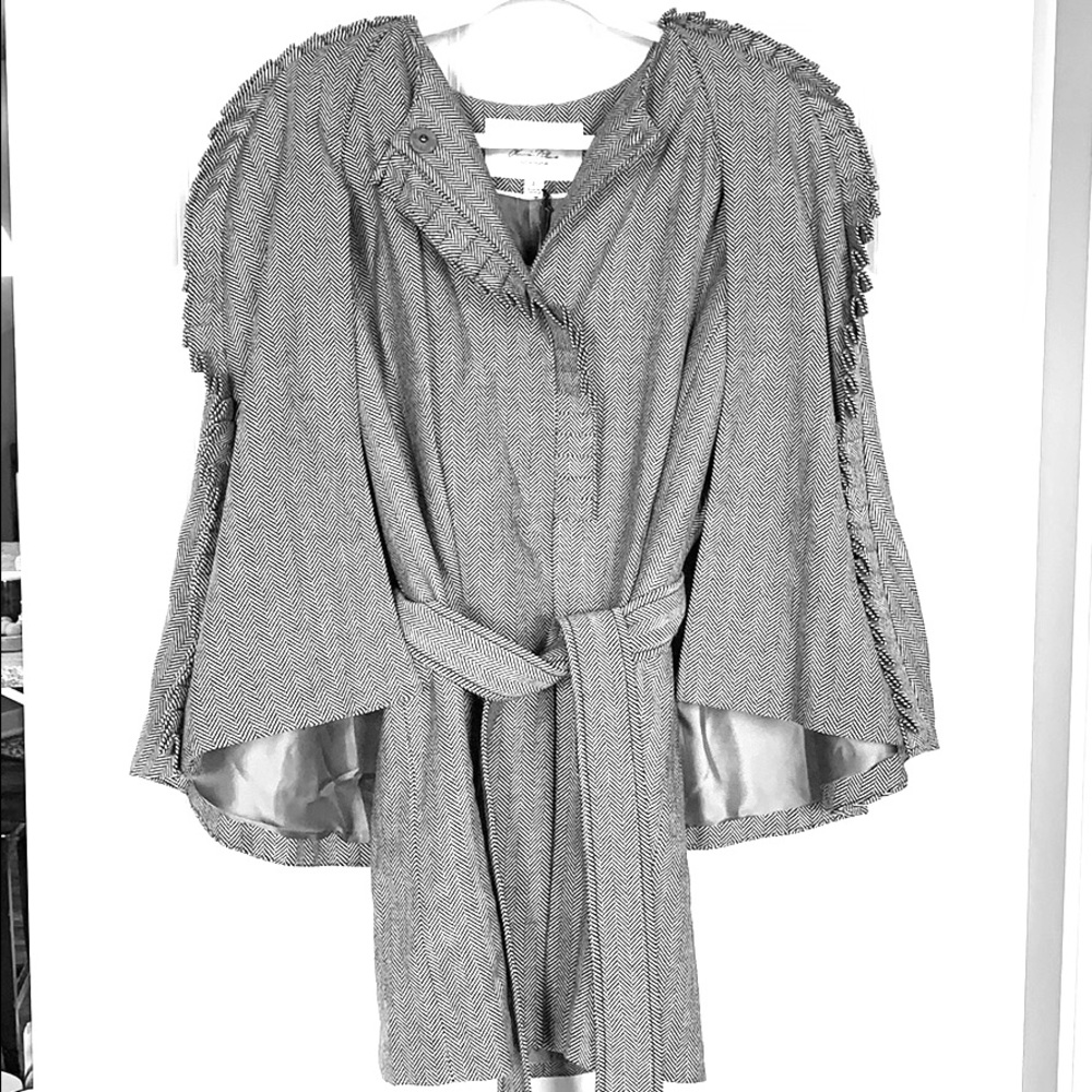 Olivia Palermo for Banana Republic cape jacket